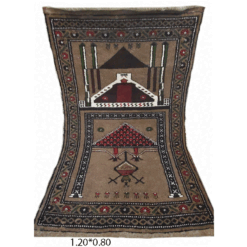 فرش ترکمن دستبافت ارزان جانمازی